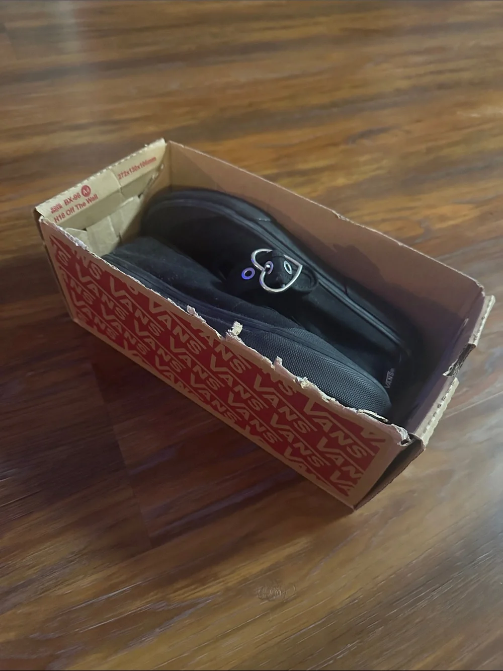 Vans Style 93 - Black Mary Jane Flats with Heart Buckle Size 6.5